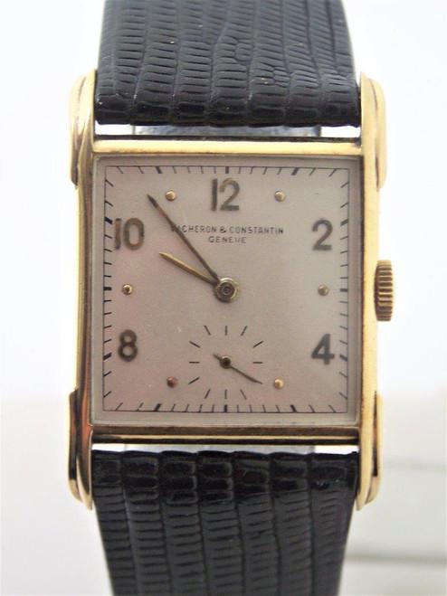 Vintage 18k Gold VACHERON CONSTANTIN Mens Winding Watch Cal V458 EXLNT* SERVICED (1 of 12)