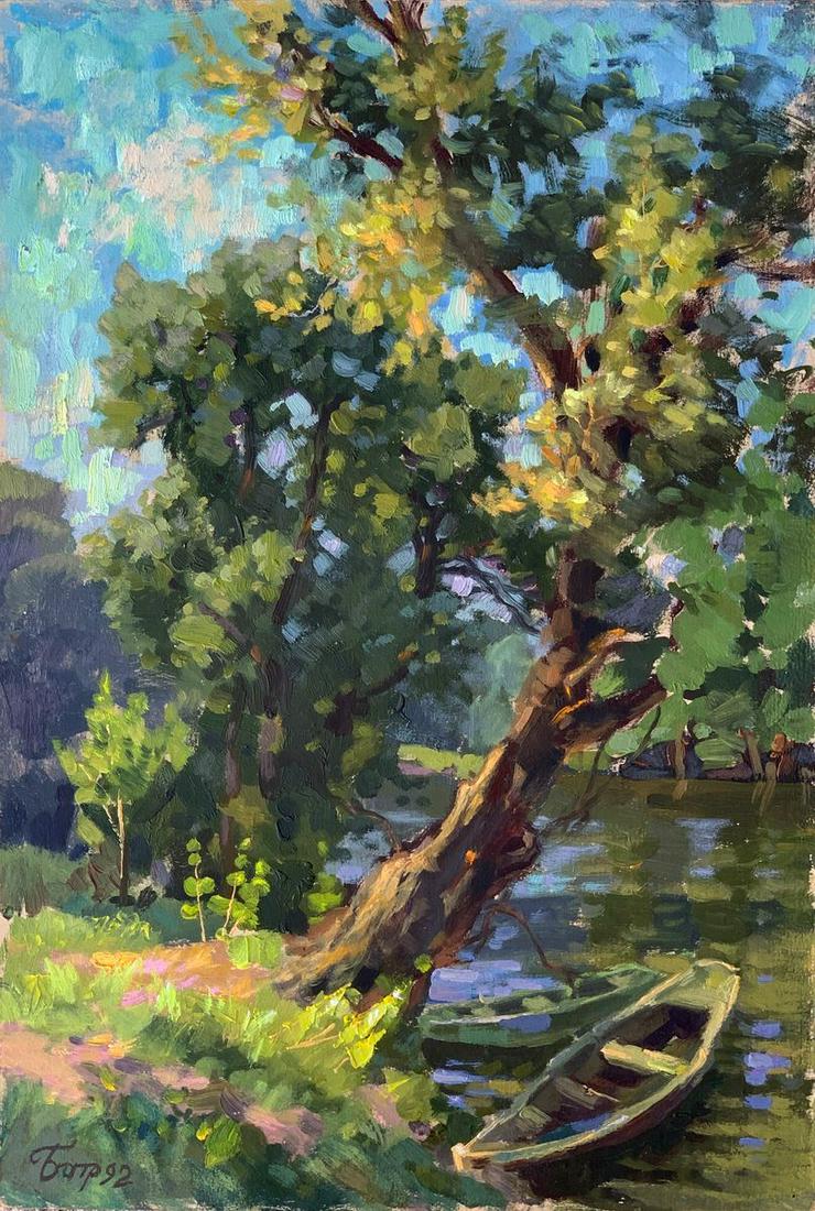 Oil painting Warm day Batrakov Vladimir Grigorievich (1 of 12)