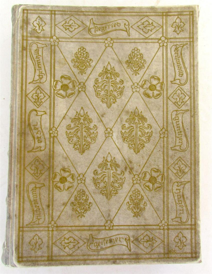 1923 NIBELUNGEN in ART ILLUSTRATED vintage GERMAN LTD ED. Das Nibelungen-lied: R.P.D. Antonini Diana Panormitani clerici regularis et sancti officii regni siciliae consultoris, Resolutionum moralium. Published by apud Franciscum Baba, Venetiis, 1640s Folio, Size 9 1/3 by 13''. L