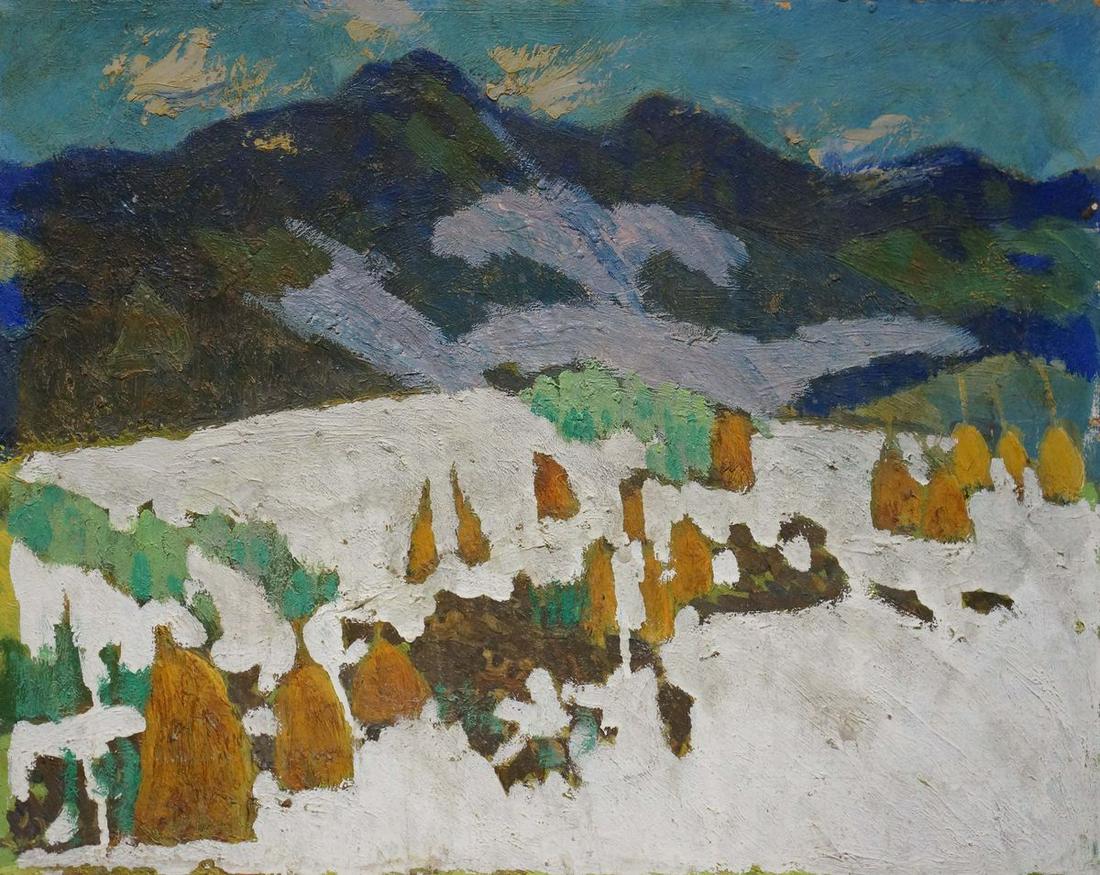 Oil painting Among the mountains Pokulity Konstantin Ivanovich (1 of 8)