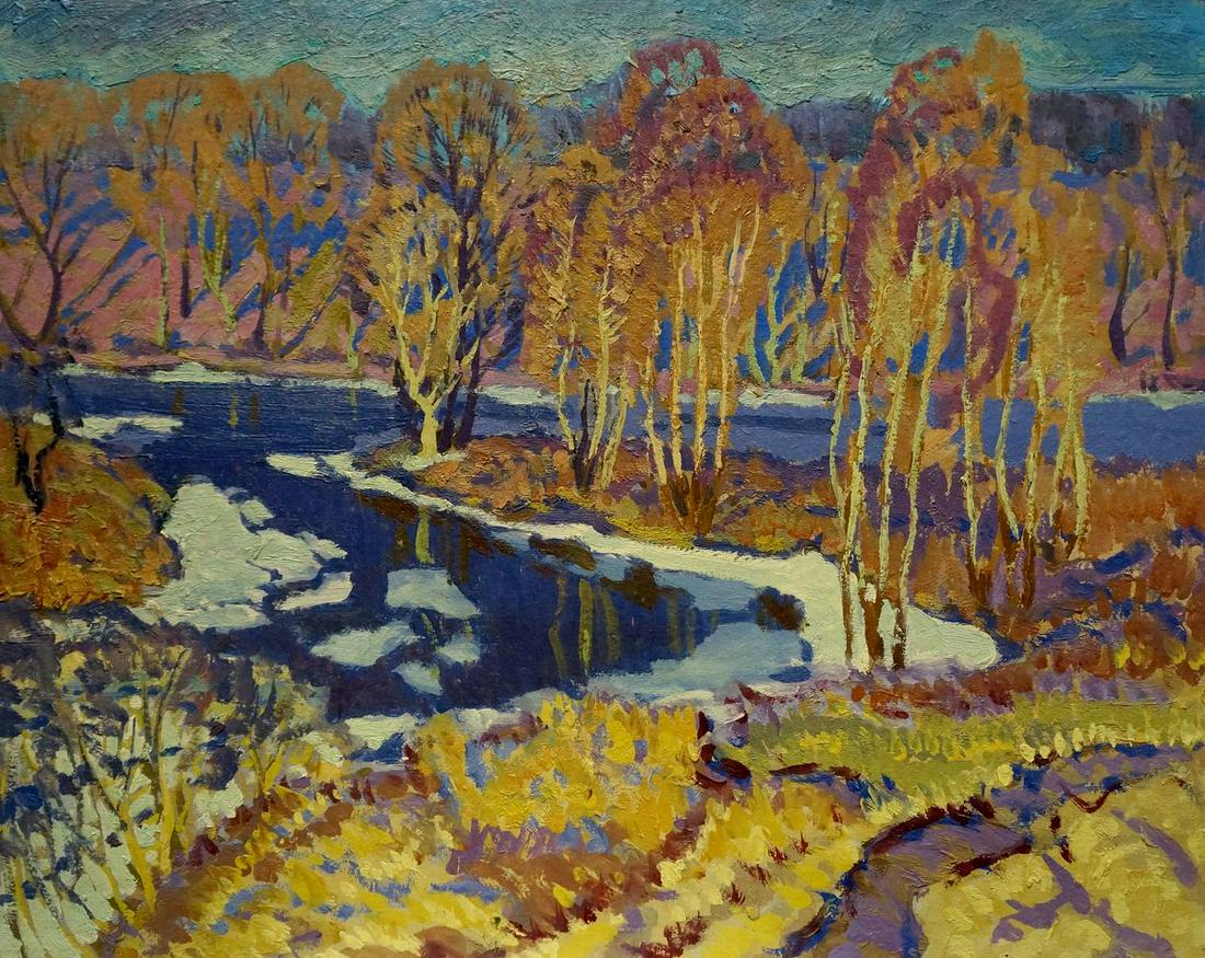 Oil painting Natural landscape Fomin Anatoly Nikiforovich (1 of 8)