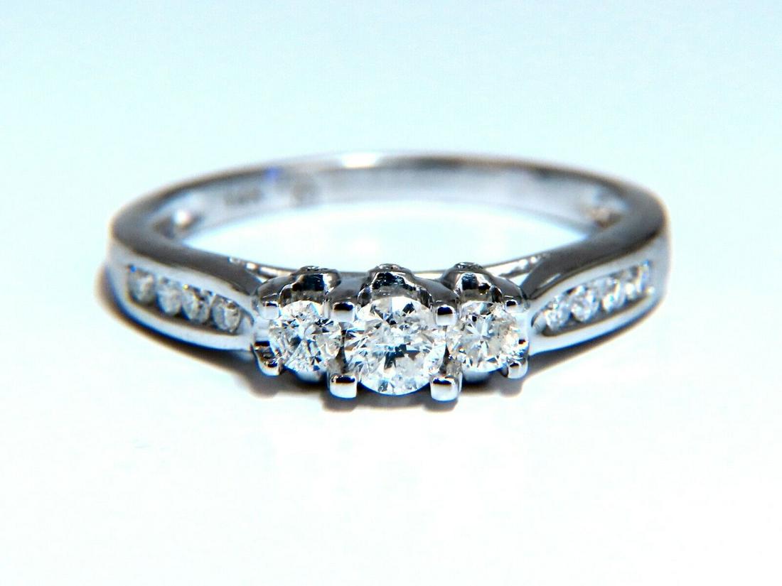 .60ct Natural Diamonds Classic Three Stone Ring 14kt. (1 of 6)