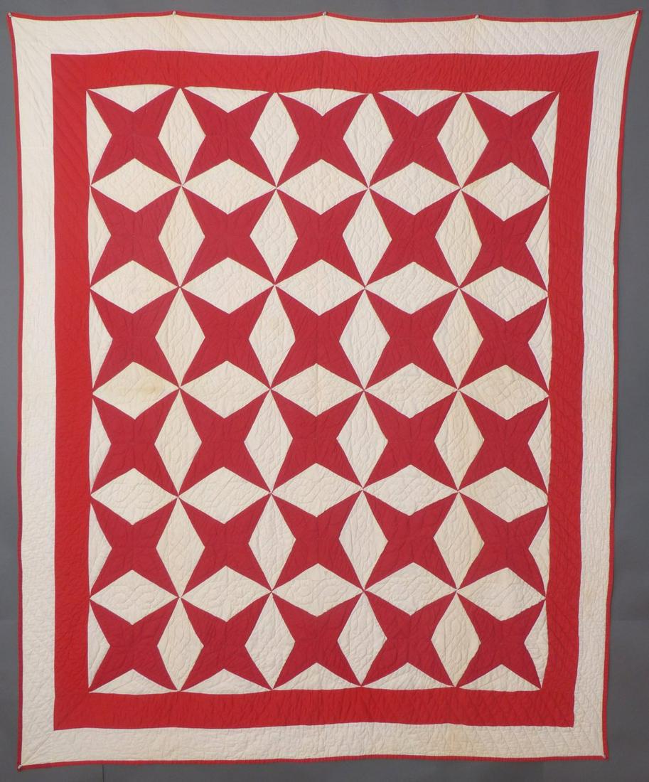 Double Diamonds Antique Quilt (1 of 7)