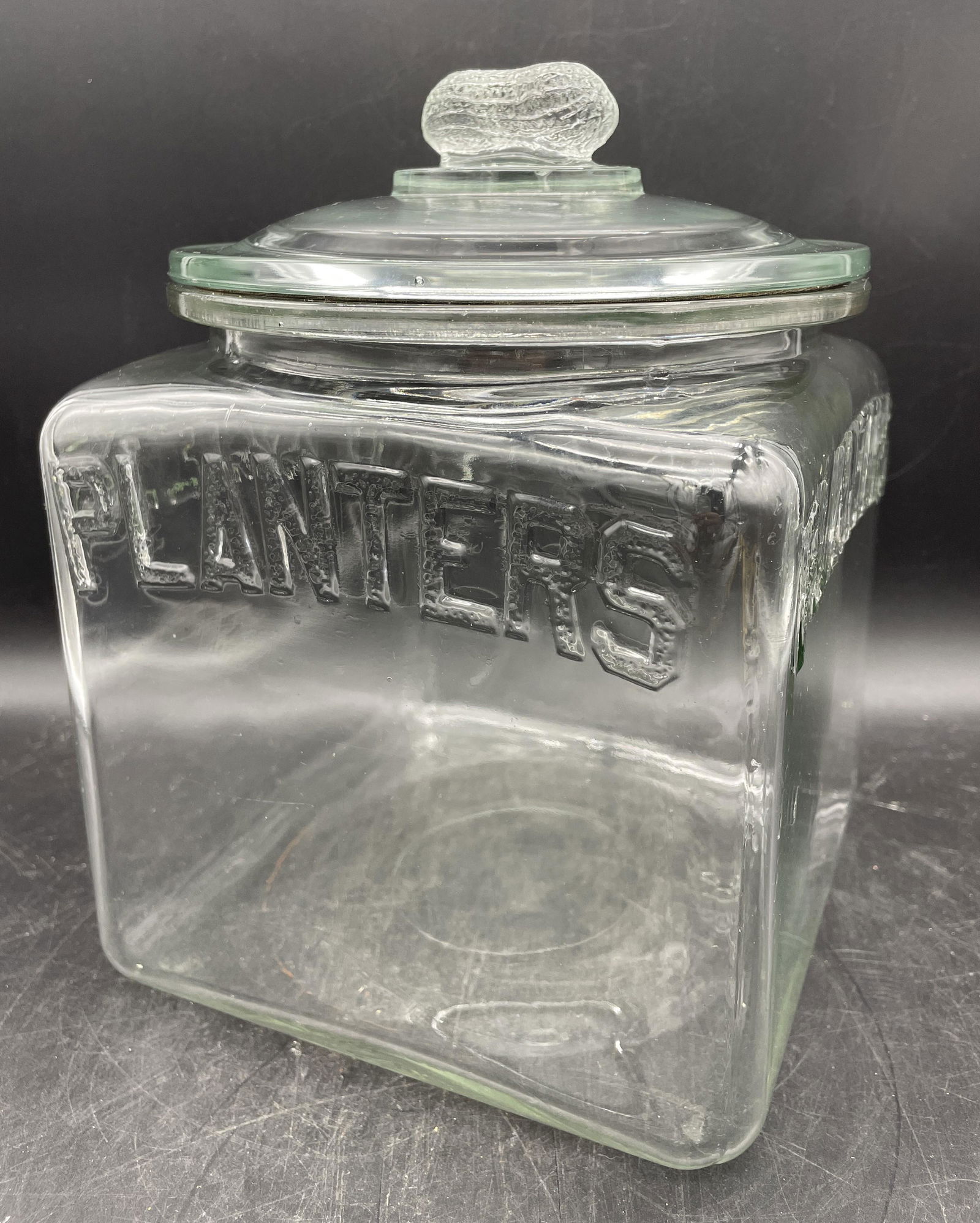 VINTAGE PLANTER'S COUNTER GENERAL STORE JAR PEANUT FINIAL USA (1 of 8)