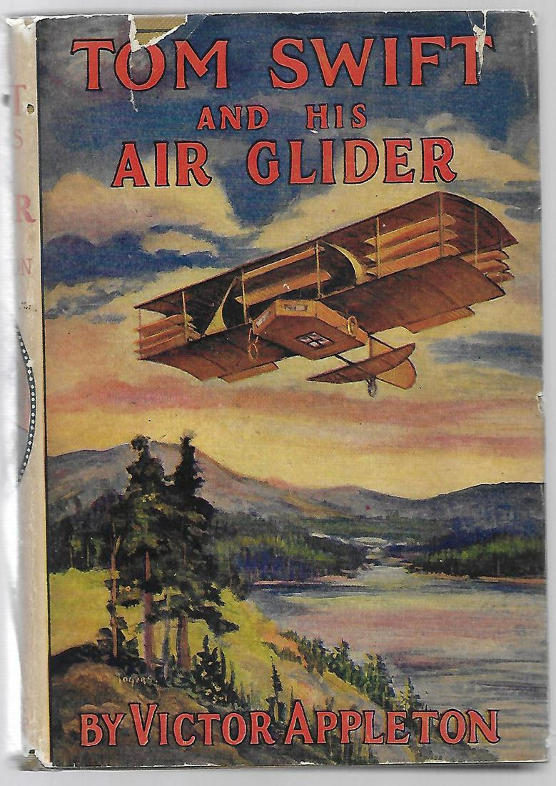 Tom Swift and his Air Glider - children's book: Victor Appleton: Lot Title: Tom Swift and his Air Glider - children's book Author/Artist: Victor Appleton Date: 1912/1930? Size/Format: 7.5 x 5.5 x 1 inches Process: Printed Additional Information: “Tom Swift an