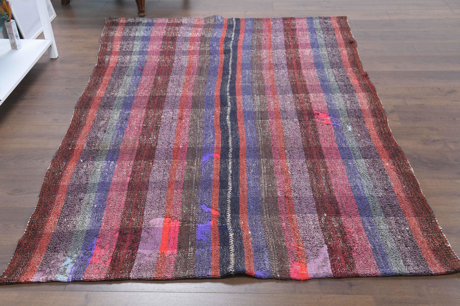 5x8 Kilim Turkish Kilim Antique Entry Kilim Rug (1 of 8)