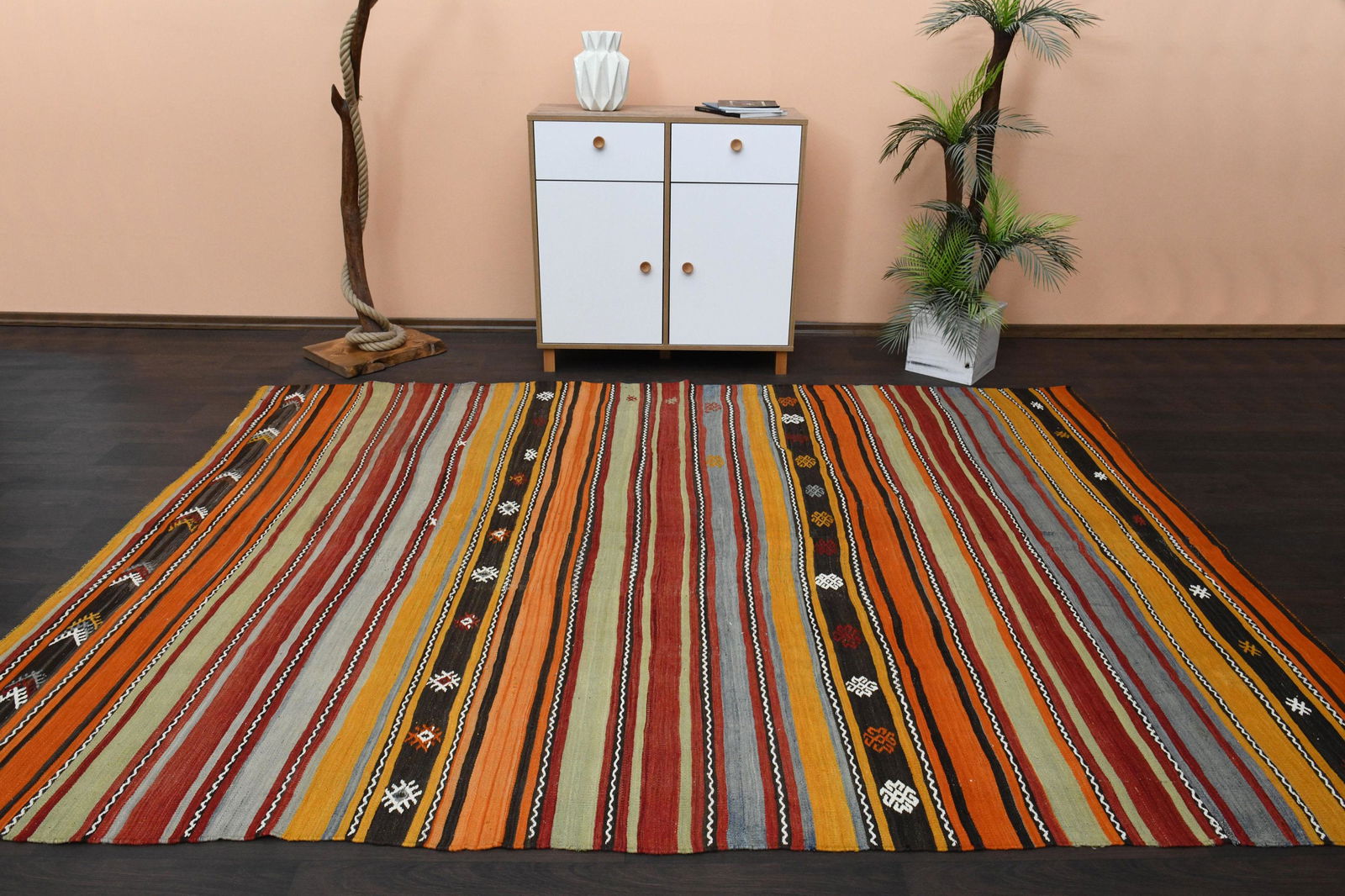 7x10 Turkish Anatolian Large Oushak Rug (1 of 10)