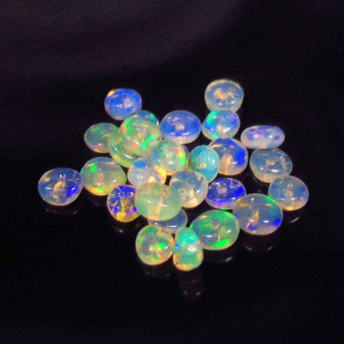 2.43 Ctw Natural 32 Drilled Fire Opal Beads: No Reserve! Title: 2.43 Ctw Natural 32 Drilled Fire Opal Beads Stone Clarity: Transparent Gemstones: Natural Fire Opal Beads Carat Weights: 2.43 Size/Dimensions: 3.00 to 3.70 mm / 32 PC's Additional I