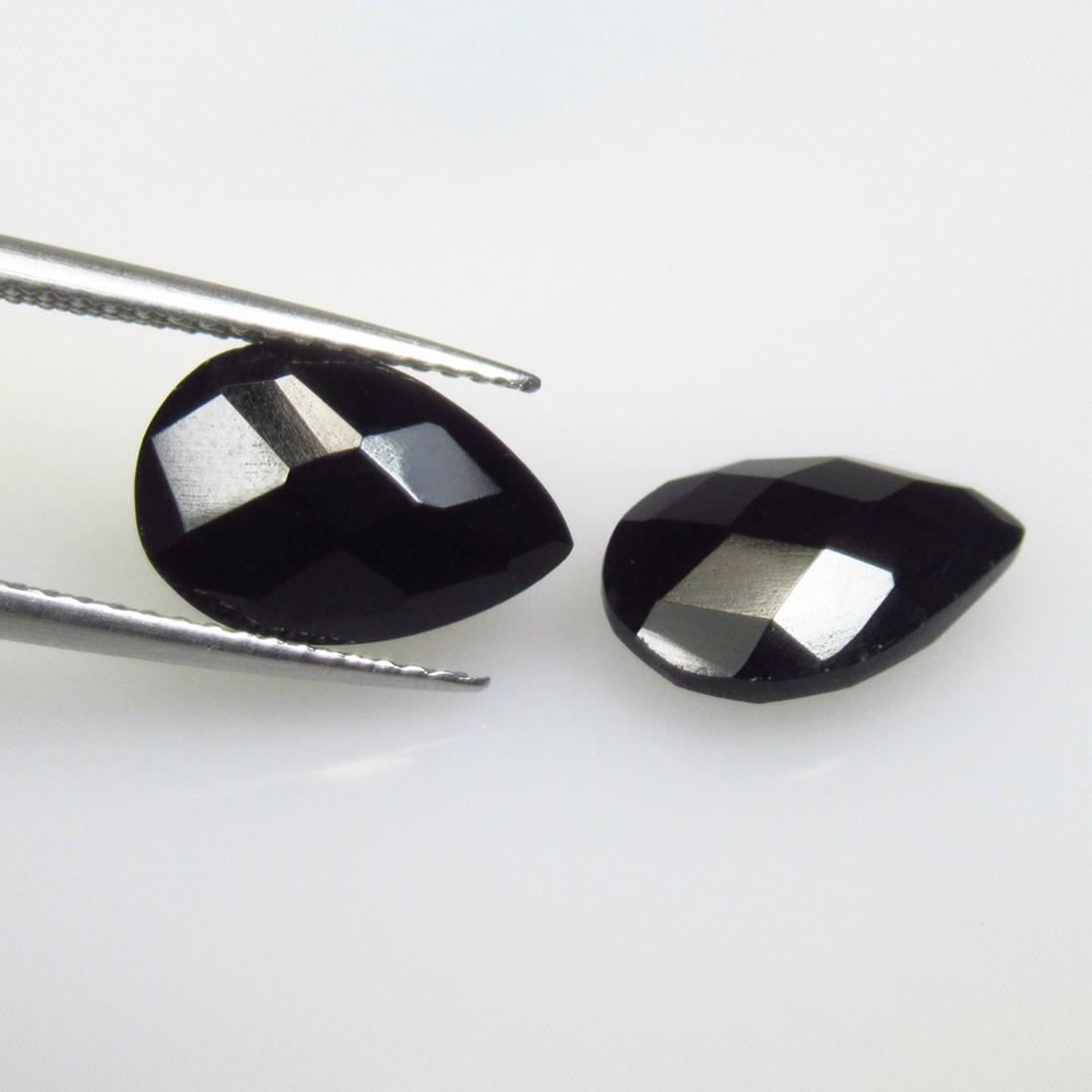 4.65 Ctw Natural Black Onyx Pear Pair (1 of 2)