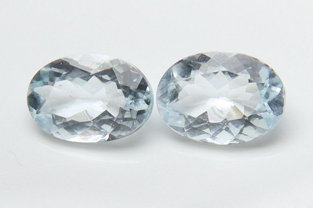 1.31 Cts Natural Aquamarine Pair (1 of 4)