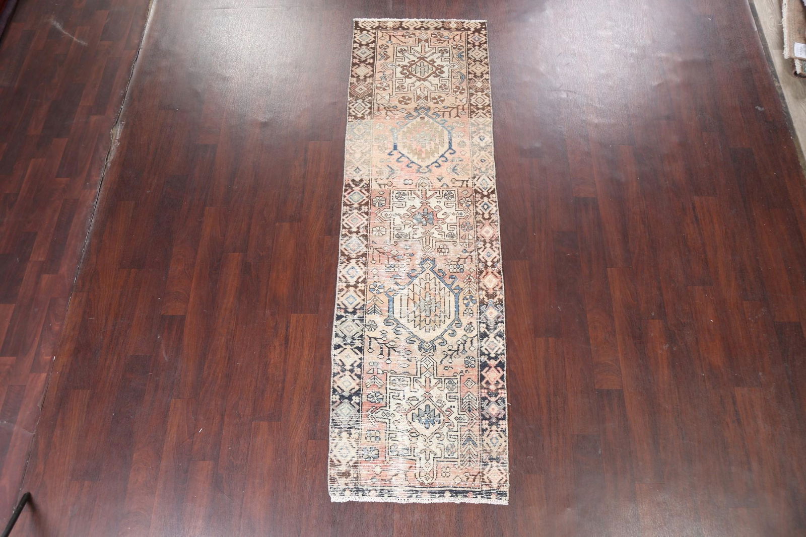 Antique Heriz Persian Runner Rug 3x9 (1 of 17)