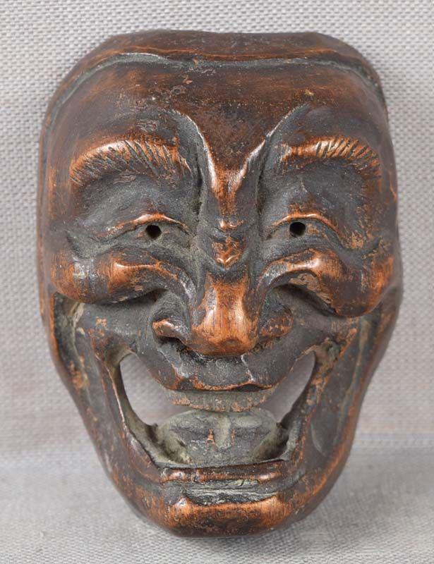 19c netsuke HANAHIKI MASK (1 of 5)