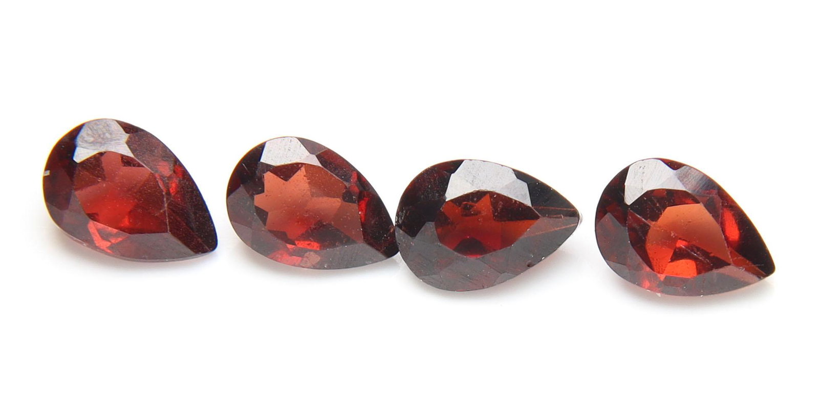 Top Grade 2.38 Cts Natural Almandine Garnet Set (1 of 4)