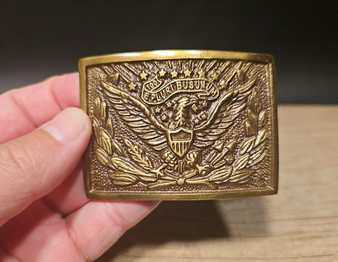 Civil War American Eagle Belt Plate Buckle (1 of 12)
