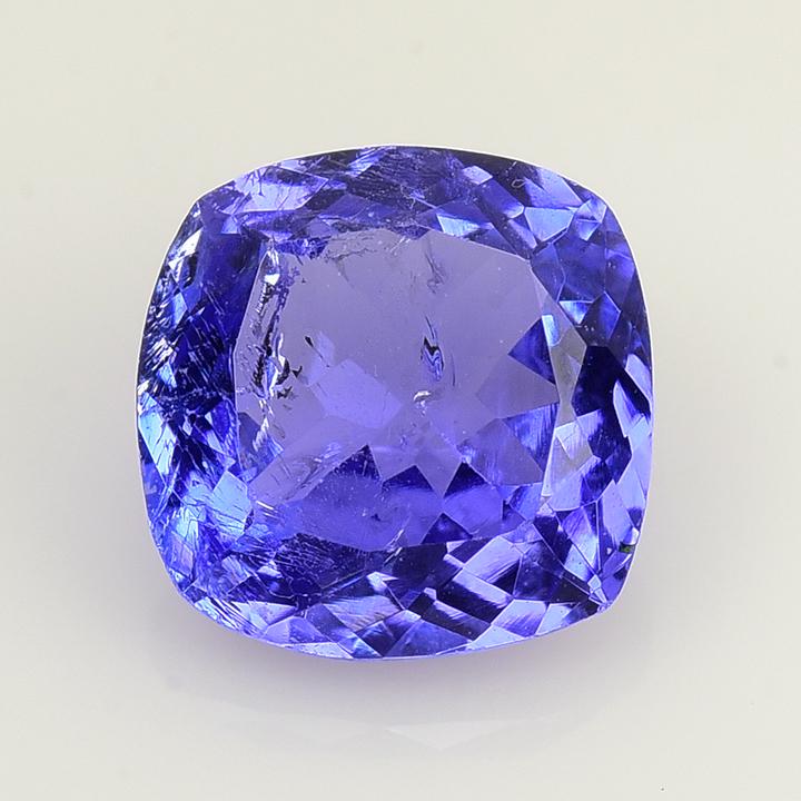 1.40 CTS NATURAL TANZANITE CUSHIION SHAPE GOOD LUSTER GEMS (1 of 2)