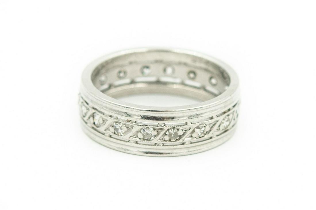 Estate Platinum and Diamond Ring (1 of 3)