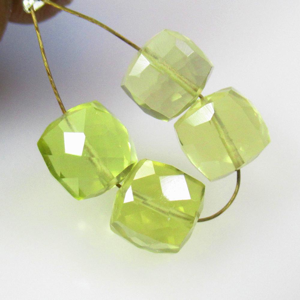 14.90 Ctw Natural 4 Lemon Quartz Square Beads: No Reserve! Title: 14.90 Ctw Natural 4 Lemon Quartz Square Beads Stone Clarity: Transparent Gemstones: Natural Lemon Quartz beads Carat Weights: 14.90 Size/Dimensions: 7.4x6.8 - 7.9x7.8 mm / 4 Pc's Ad