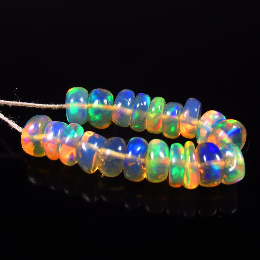 Natural Multicolor Opal Beads - 5.33 Ct (1 of 2)