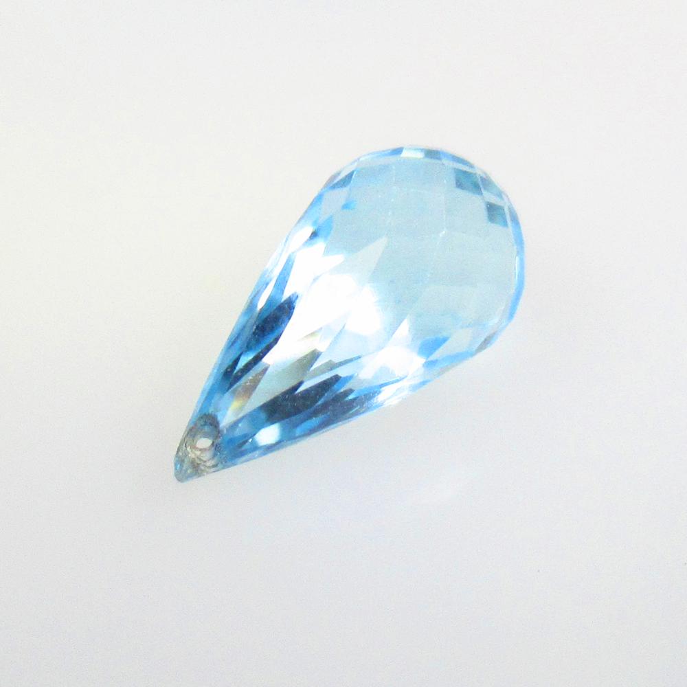 4.96 Ctw Natural Blue Topaz Drilled Pear Drop Beads: No Reserve! Title: 4.96 Ctw Natural Blue Topaz Drilled Pear Drop Beads Stone Clarity: Transparent Gemstones: Natural Blue Topaz Beads Carat Weights: 4.96 Size/Dimensions: 13.60 x 7.10 x 7.10 mm Additi
