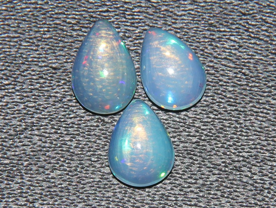 Beautiful " Multi Flashy Natural Ethiopian Opal "1.39 Cts Natural Opal Lot (1 of 2)