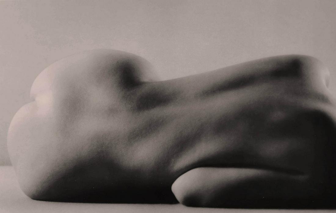 RUTH BERNHARD - Curvilineal,1971: Artist: RUTH BERNHARD Print Title: Curvilineal,1971 Medium: Duotone Photoengraving Printed in USA in 1980’s Image Size approx: 6 x 9”br> Ruth Bernhard (1905 – 2006), was a legendary 