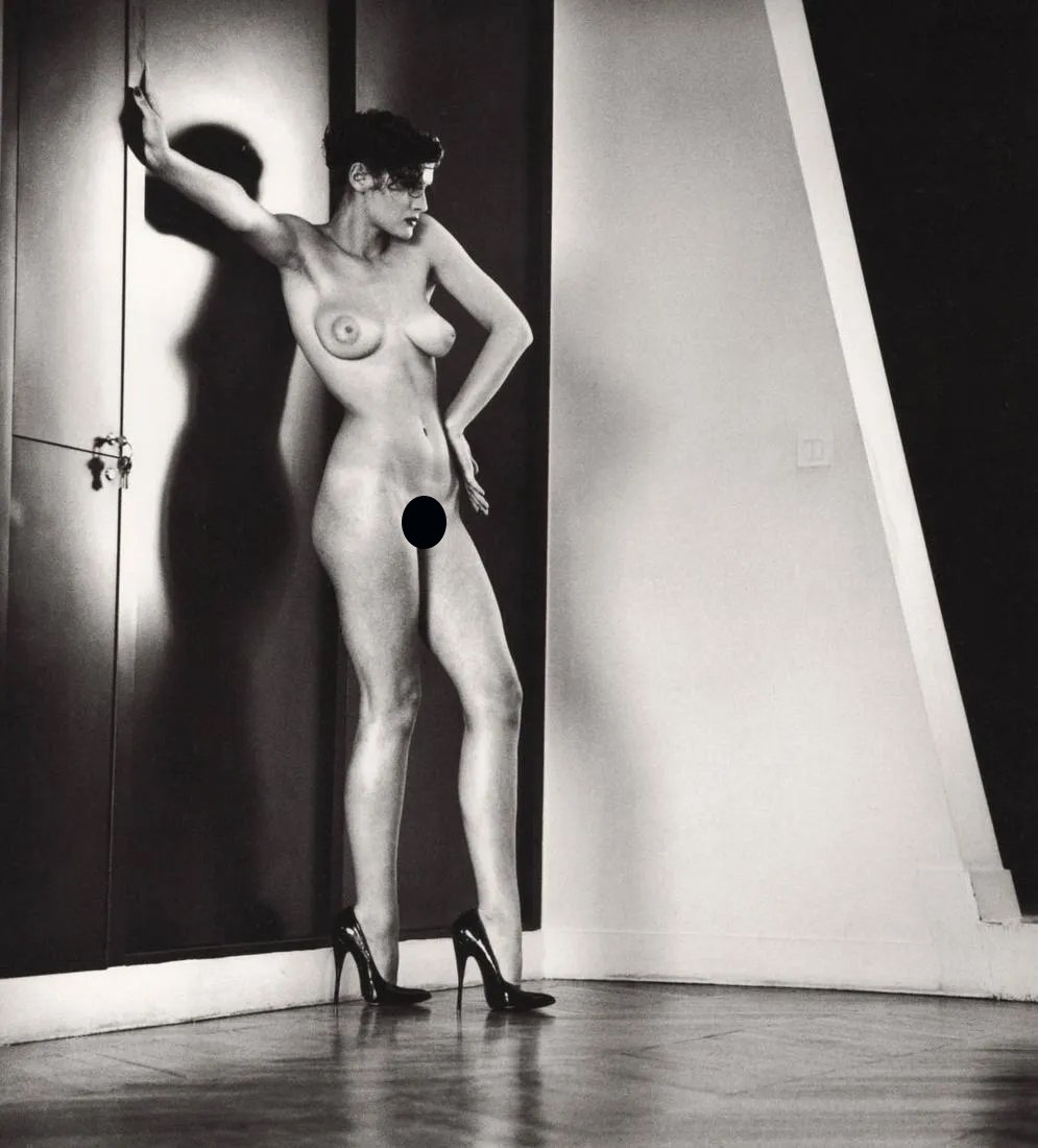 HELMUT NEWTON - Sylvia in my studio, Paris, 1981 (1 of 2)