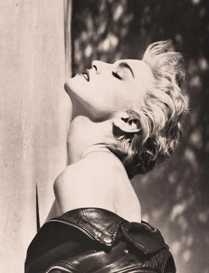 HERB RITTS - Madonna, Hollywood, 1986: Artist: HERB RITTS Print Title: Madonna, Hollywood, 1986 Medium: Sheet-fed Gravure Printing Date: 1980's Printed in Japan Image Size approx: 14 X 10 inches Herb Ritts (1952-2002) was an American fashi