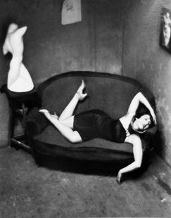 Andre' Kertesz: Burlesque Dancer, Paris, 1926: Artist: Andre' Kertesz Title: Burlesque Dancer, Paris, 1926 Print Date: 2008 Medium: High Quality Photo Lithograph Print with Copyright Andre Kertesz estate Print Origin: Printed in Italy - Portfolio