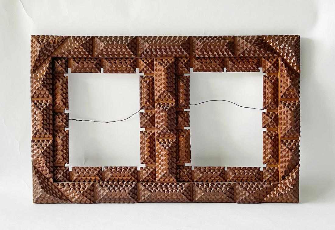 Double Opening Tramp Art Frame (1 of 3)