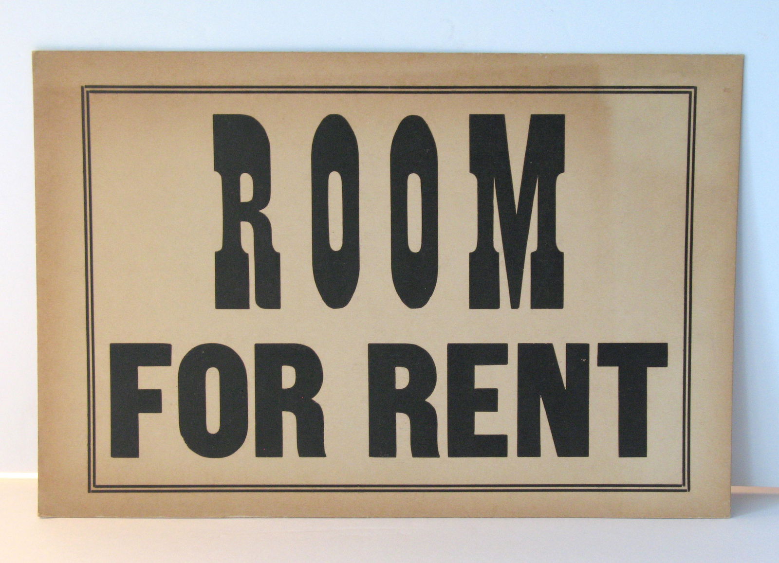 Vintage “Room for Rent” sign (1 of 1)