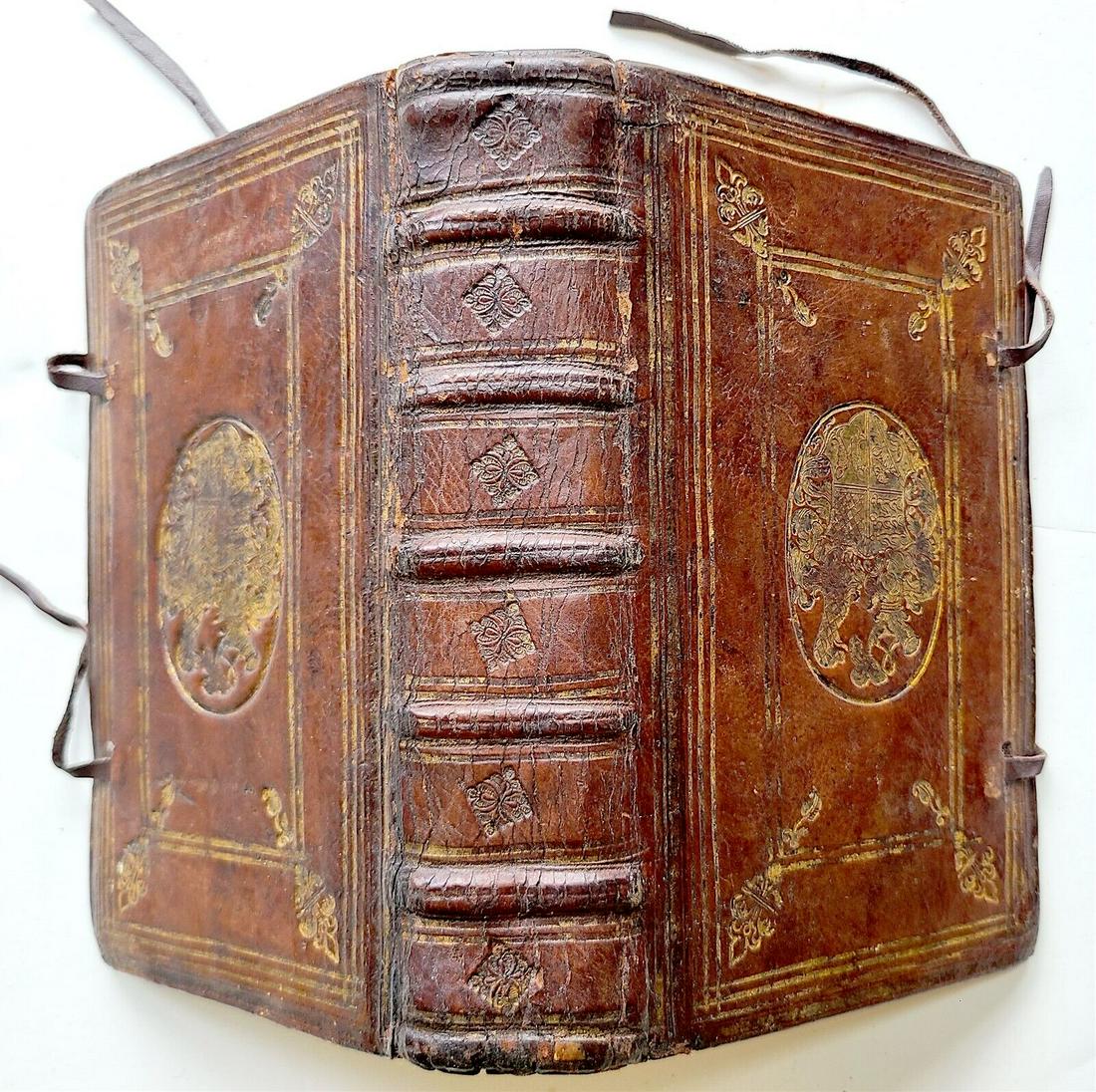 1585 BIBLE ILLUSTRATED BIBLIORUM antique 16th CENTURY Biblia Old & New Testament (1 of 12)