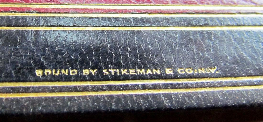 1900 FINE SIGNED GILT BINDING DUMAS CHEVALIER DE MAISON-ROUGE antique PROVENANCE (1 of 10)