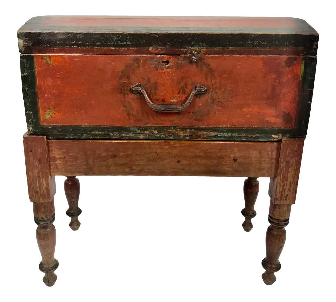 Vintage Rustic Mexican Blanket Chest (1 of 9)