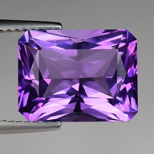 5.50 Cts NATURAL AMETHYST OCTAGON CUT GOOD LUSTER LOOSE GEMSTONES (1 of 2)