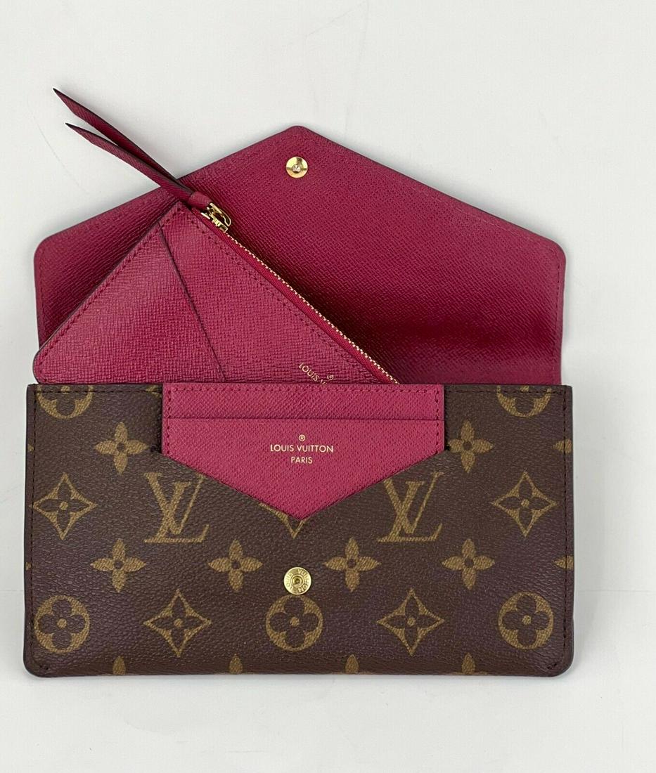Louis Vuitton Brazza Wallet (16 Card Slot) Clouds Monogram Blue