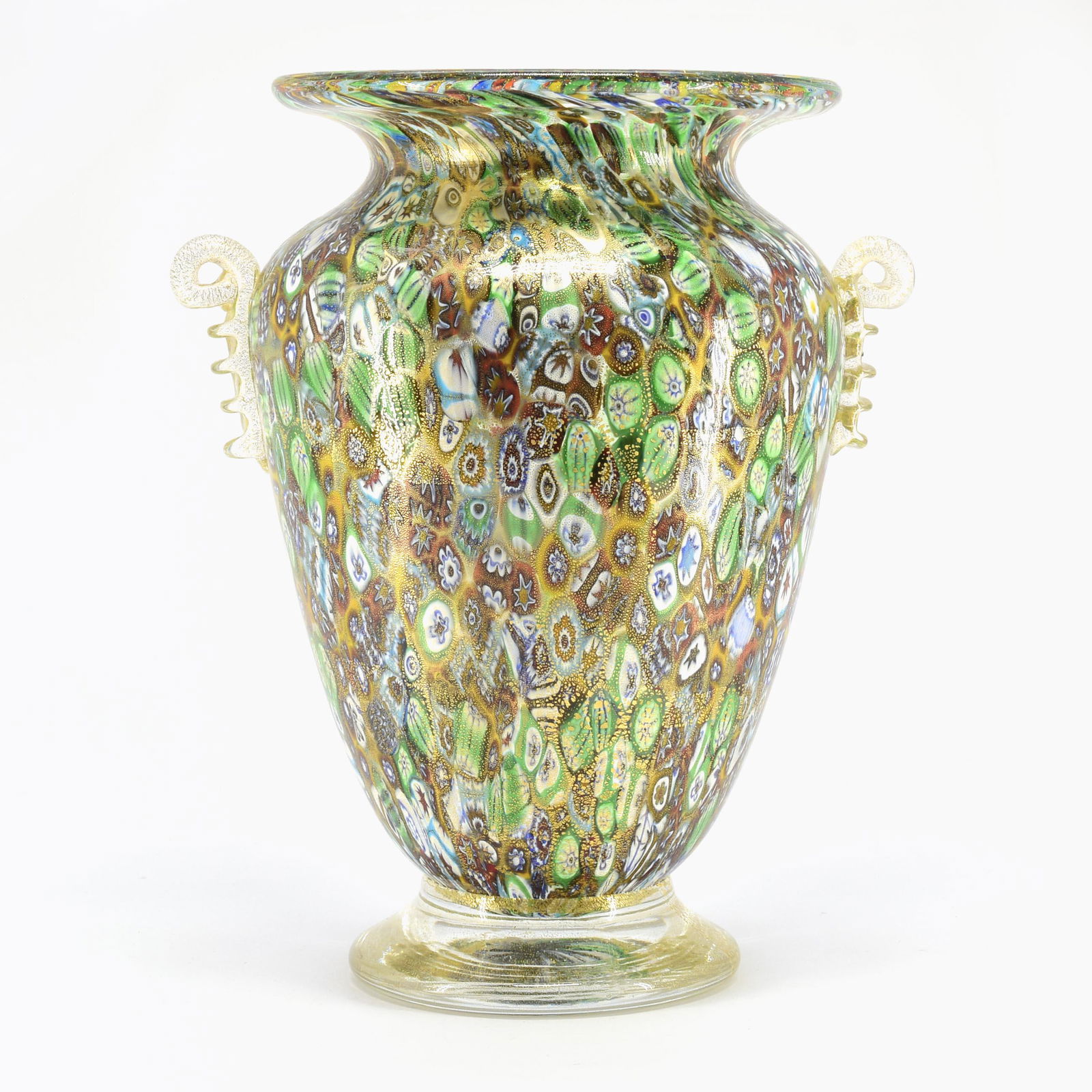Amedeo Rossetto - Murano glass vase Murrine signed (1 of 8)