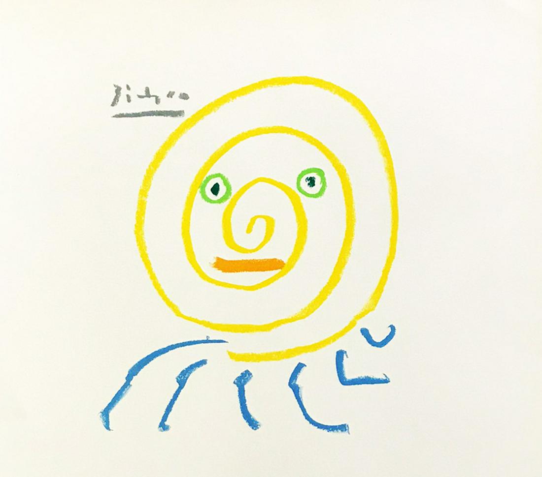 Pablo Picasso Lithograph 87, The Great Speaker 1968 (1 of 1)
