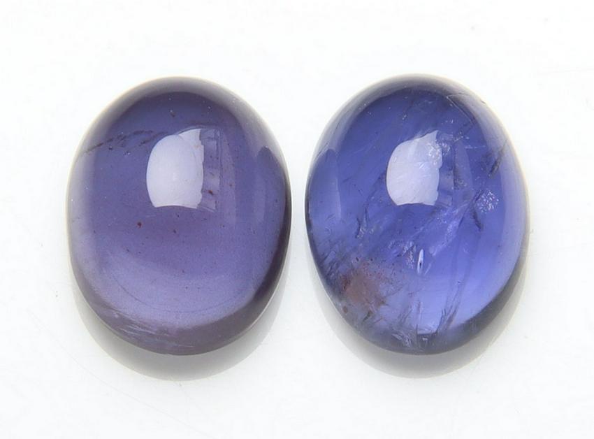 Lovely " Natural Violet Iolite Set " 2.96 Cts Natural Iolite Set (1 of 2)