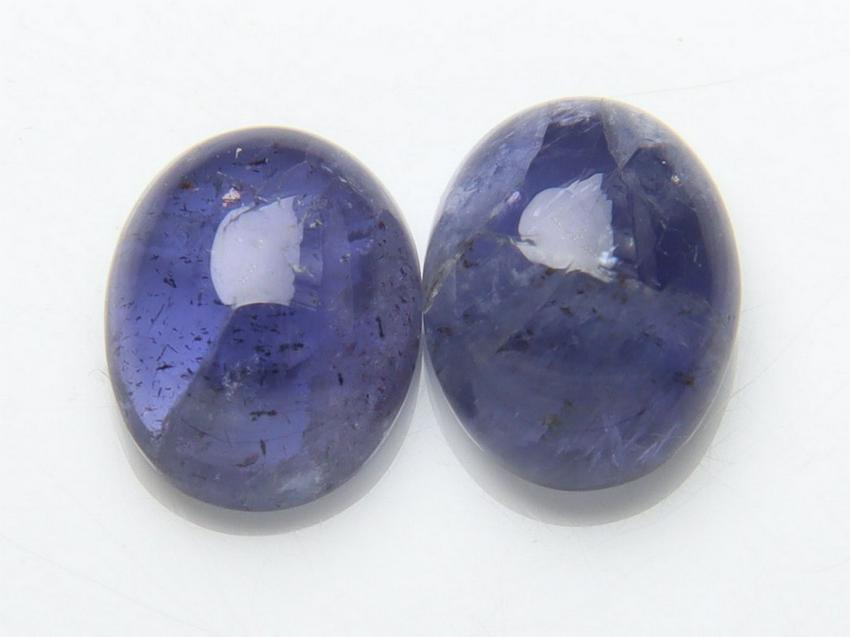 Beautiful " Natural Violet Iolite Set " 3.02 Cts Natural Iolite Set (1 of 2)