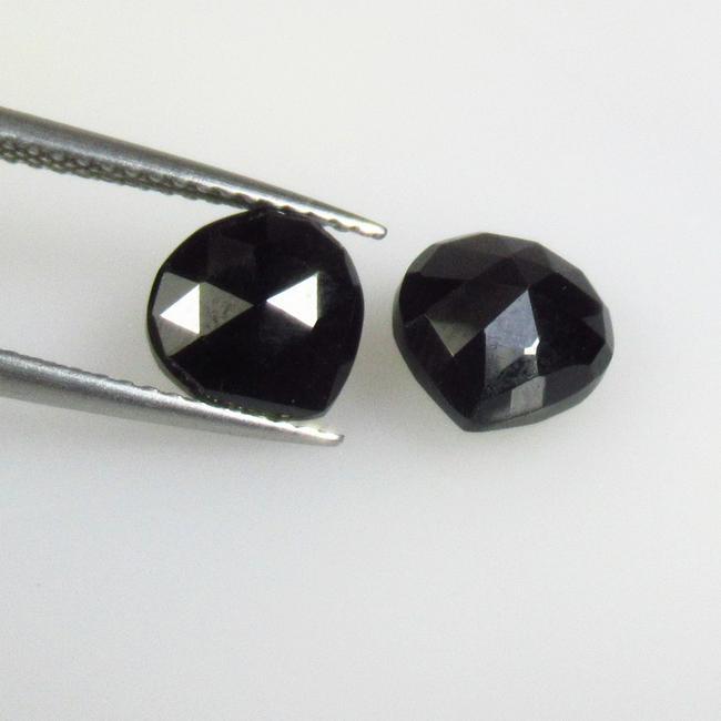 4.36 Ctw Natural Black Onyx Pear Pair (1 of 2)