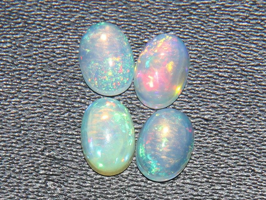 Beautiful " Natural Ethiopian Fire Opal " 1.51 Cts Natural Ethiopian Opal Set (1 of 2)