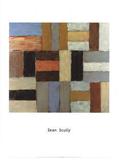 Sean Scully - Wall of Light Light - 2001 Offset Lithograph 31.5" x 23.75": Wall of Light Light by Sean Scully, 2001 Unsigned Offset Lithograph. Paper size is 31.5 x 23.75 inches, with an image size of 18 x 20 inches. The Offset Lithograph is from an unknown edition size. and