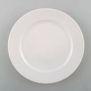 Royal Copenhagen Axel Salto service, White. Lunch plate.: Royal Copenhagen Axel Salto service, White. Lunch plate. Measures: 21 cm. In very good condition. 1st factory quality. Reserve: $35.00 Shipping:Domestic: Shipping rates are determined by