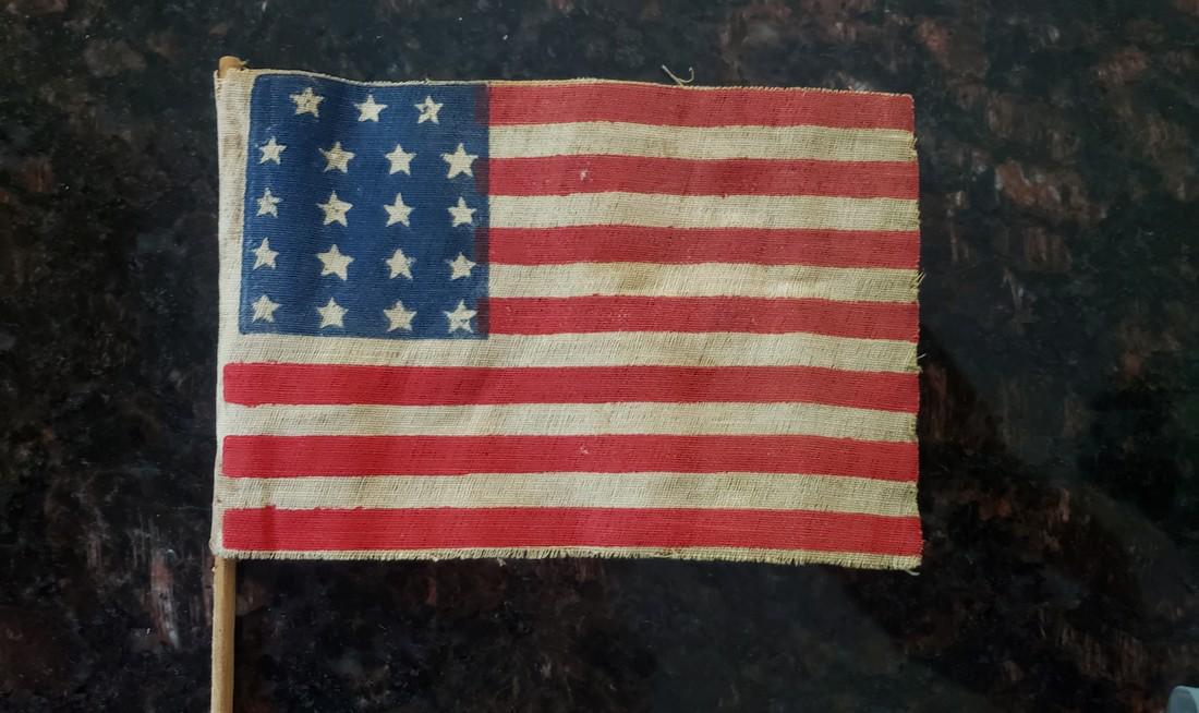 Super rare 19 star parade flag 1816-17 American Indiana flag (1 of 3)