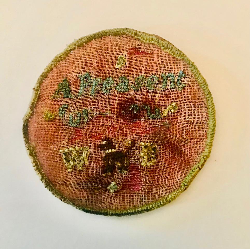 Early 19th C Watch Sampler (1 of 2)