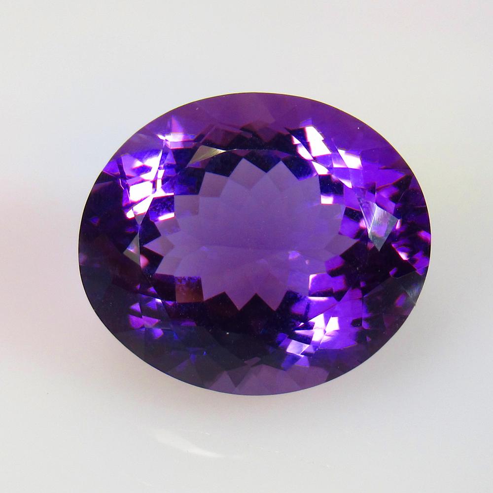 16.04 Ctw Natural Purple Amethyst Oval Cut (1 of 2)