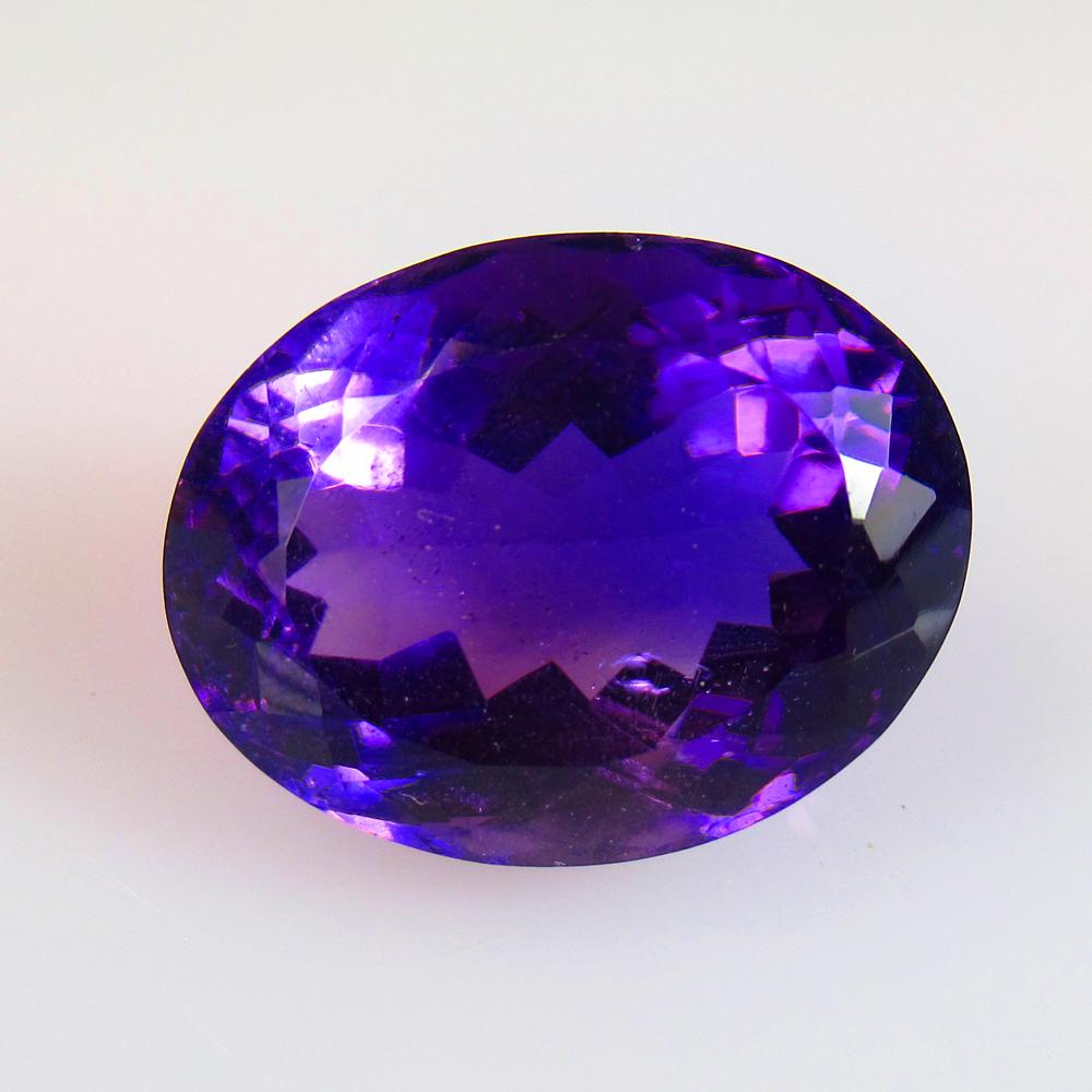17.31 Ctw Natural Purple Amethyst Oval Cut (1 of 2)