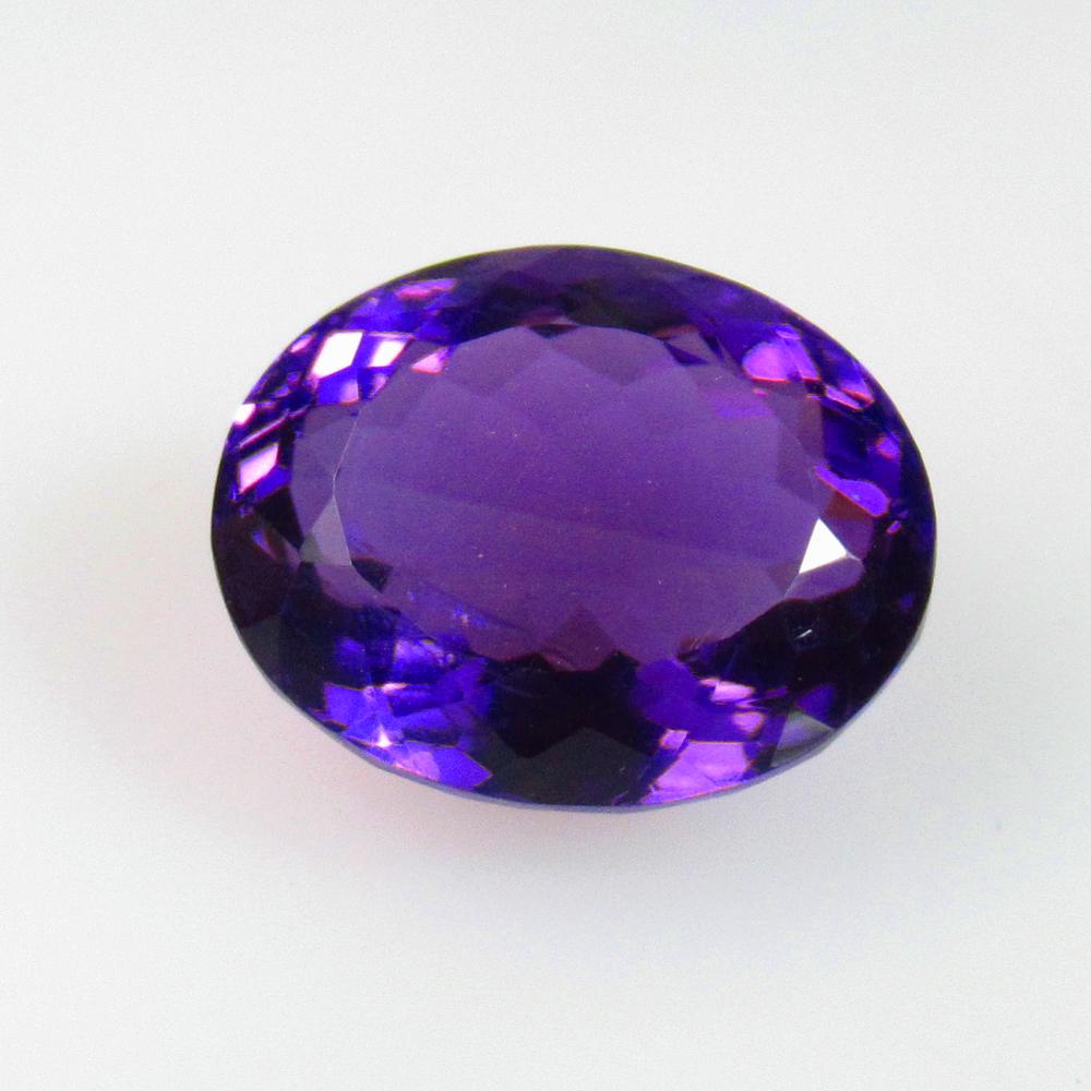11.28 Ctw Natural Purple Amethyst Oval Cut (1 of 2)