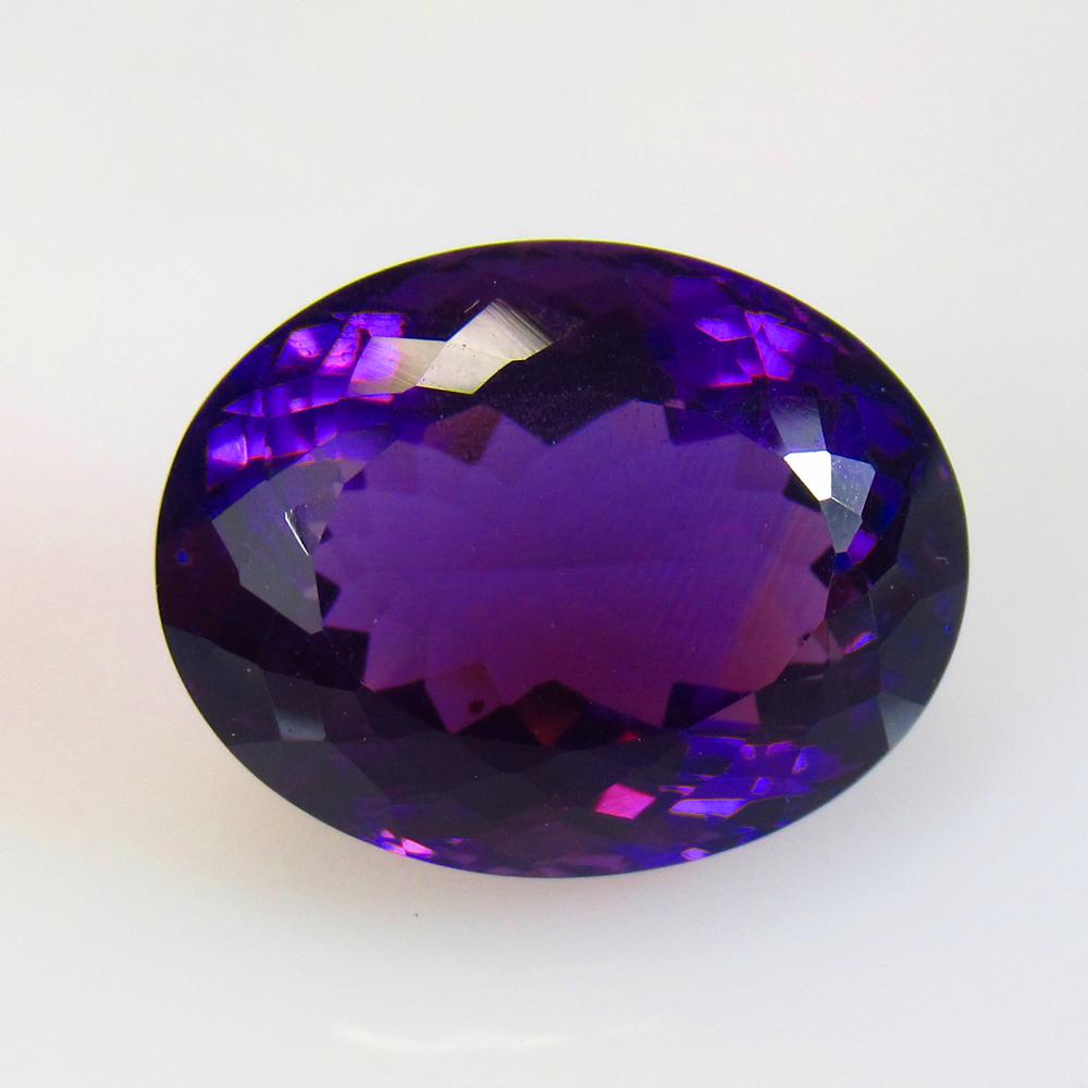 23.49 Ctw Natural Purple Amethyst Oval Cut (1 of 2)