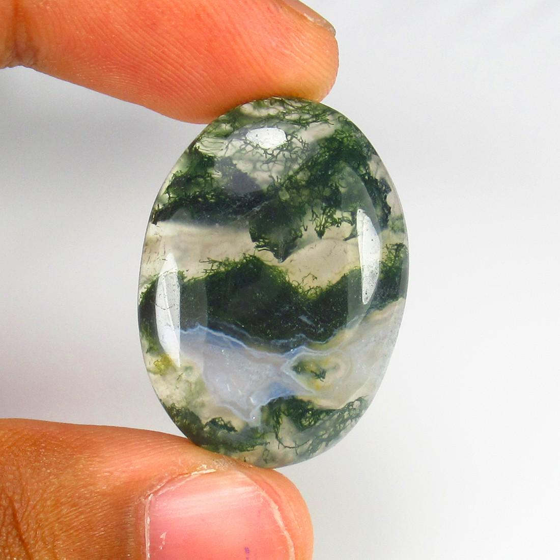 Natural Moss Agate - 31.00 Ct (1 of 3)